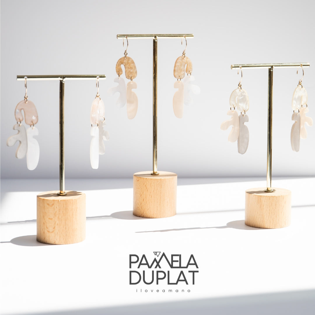 Organic Chandelier Earrings