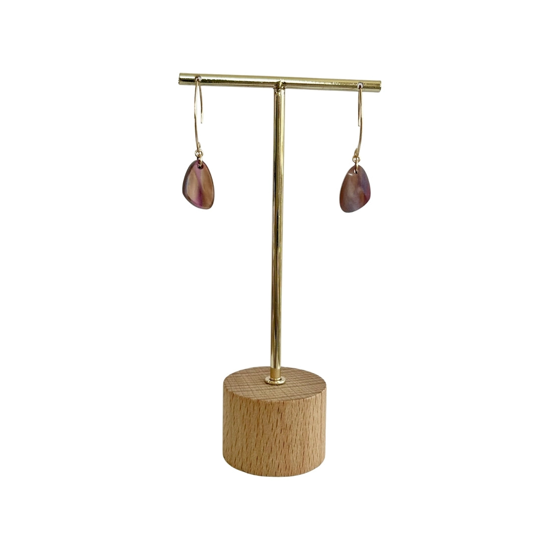 Organic Drop Earrings