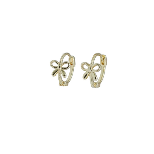 Bow Hoop Earrings