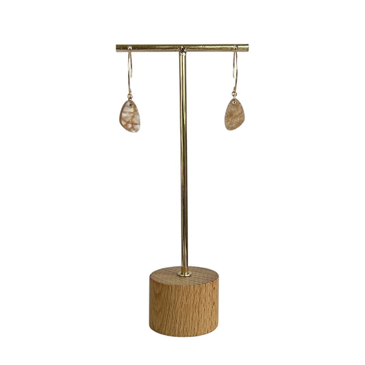 Organic Drop Earrings