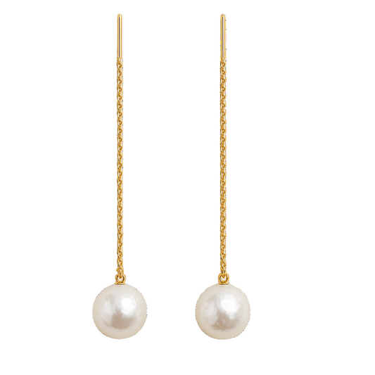 Freshwater Pearl Threader Earrings